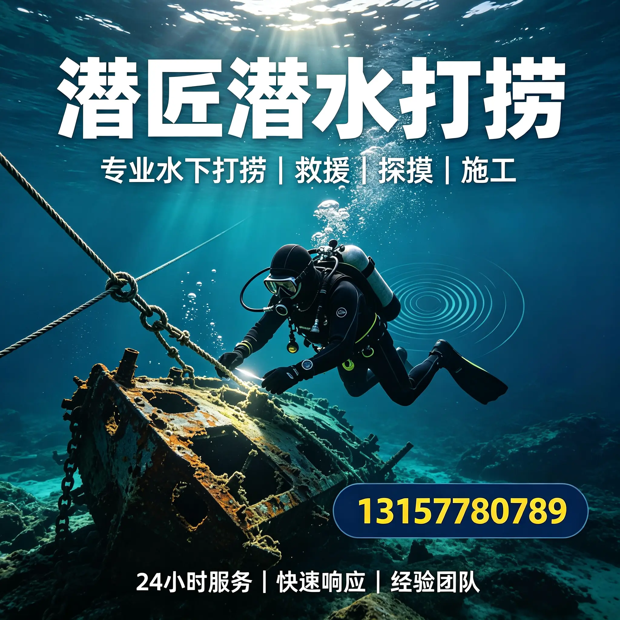 延津水下打捞作业服务产品